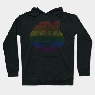 Pride Ascii Rose Hoodie